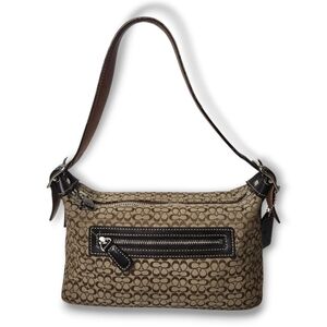 Vintage Coach Mini Signature Soft Demi Bag